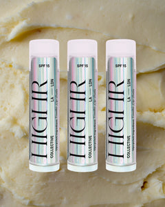 SPF 15 Upcycled Vanilla Lip Balm Trio HIGHR Collective